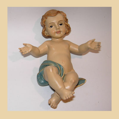 Niño Jesus en Resina Manos Abiertas