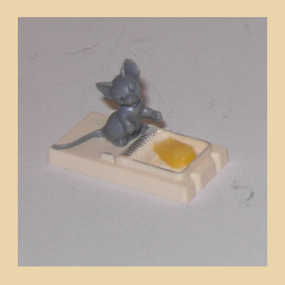 Trampa con Ratón de Pié (Plástico).