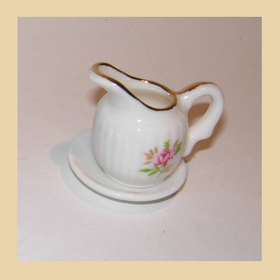 Juego Palanganero Porcelana Blanca