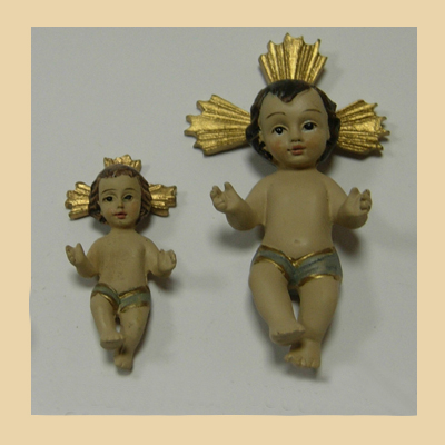 Niño Jesús con Potencias en Resina